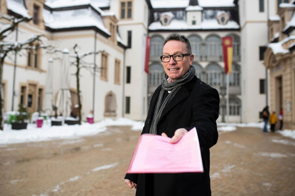 Chris McSorley a déposé sa lettre d’intention à l’Hôtel de Ville de Sierre le 28 janvier.