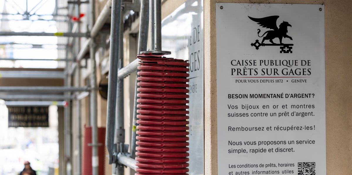 Cour des comptes: la Caisse de pr&ecirc;ts sur gages de Gen&egrave;ve &eacute;pingl&eacute;e