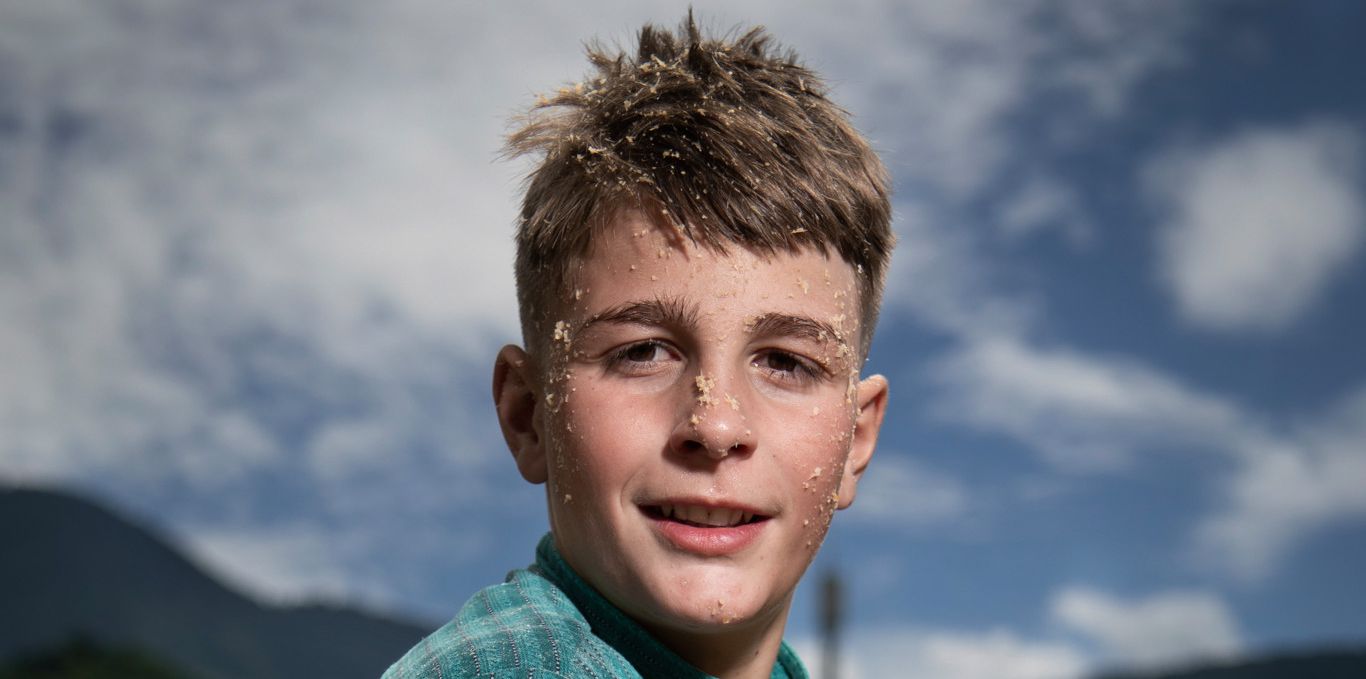 15.06.24. Aigle. Fête romande des jeunes lutteurs. Soren Dessiex 12 ans, club de lutte du Chablais.
©Laurent de Senarclens/ 24 Heures indépendant.