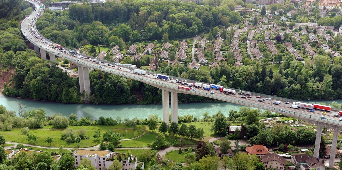 Bern: Wird Bahnhofplatz autofrei, droht zweiter Felsenau-Viadukt