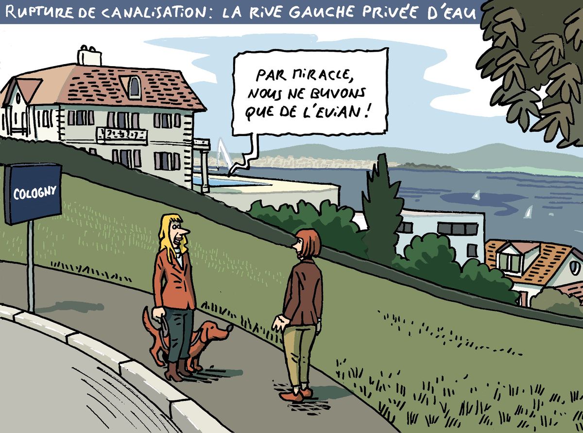 La Rive gauche privée d’eau