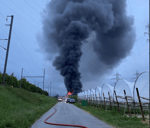 Le sinistre a été maîtrisé vers 8h15.
