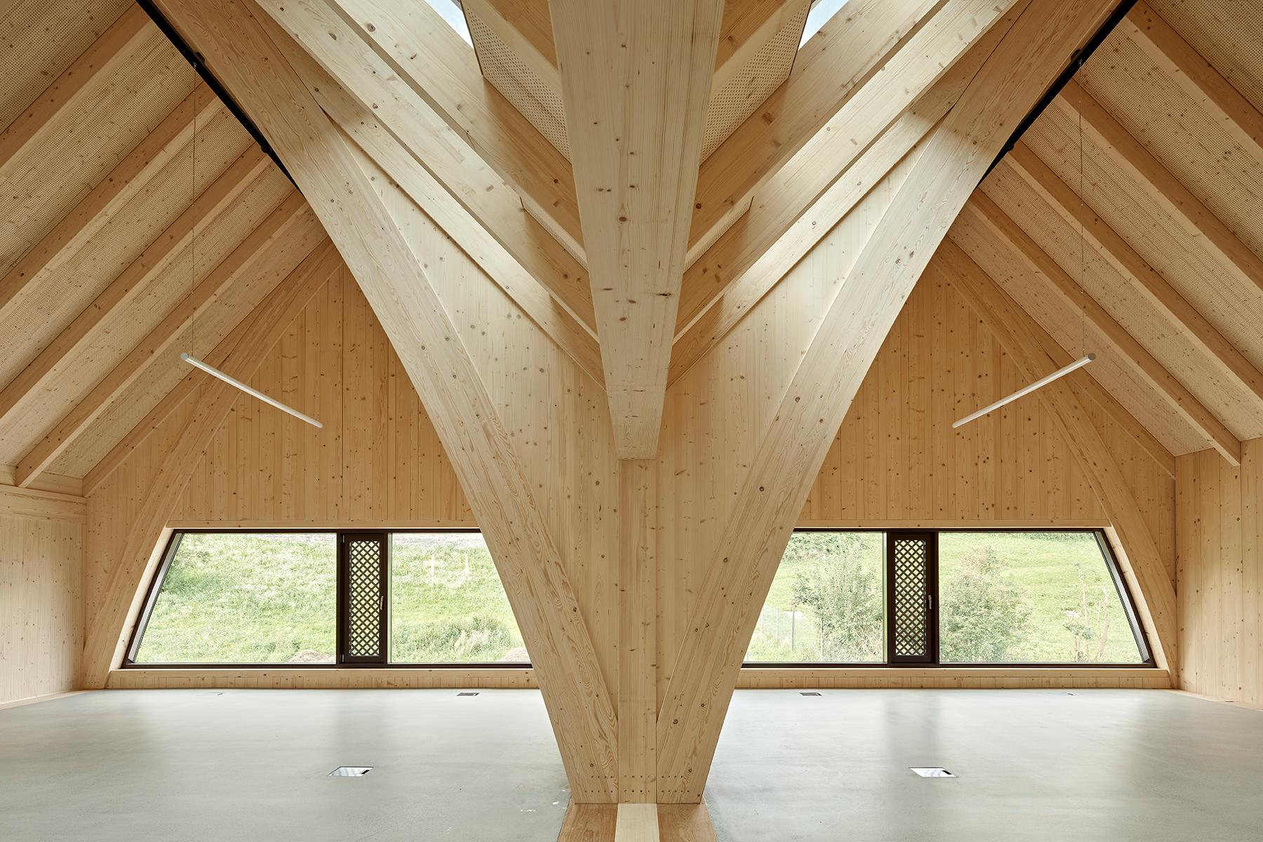 Geht die Saat auf? Der Neubau des biologischen Saatgutproduzenten Sativa in Rheinau ist ein heisser Kandidat auf den Publikumspreis des Architekturpreises Kanton Zürich.
