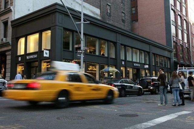 Boutique Nespresso à New York.