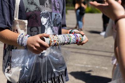 Homemade friendship bracelets are not bought, but exchanged.
