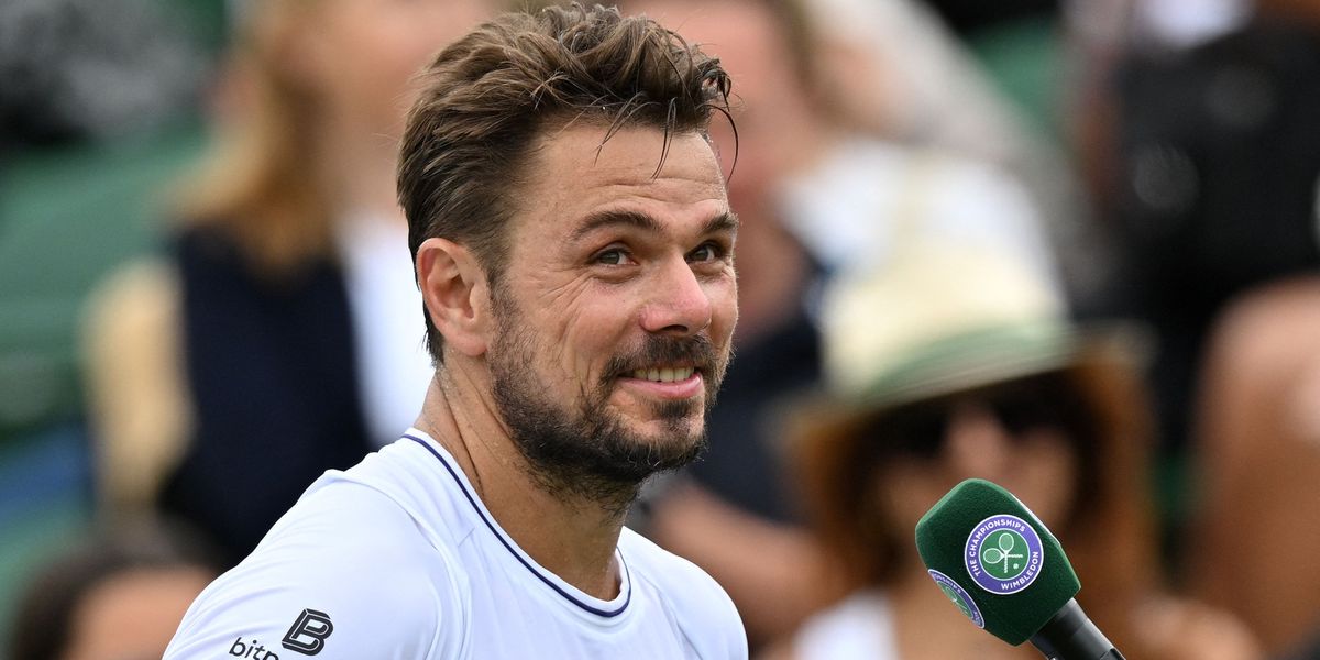 Stan Wawrinka a répondu aux questions après le match avec un humour très britannique. 
