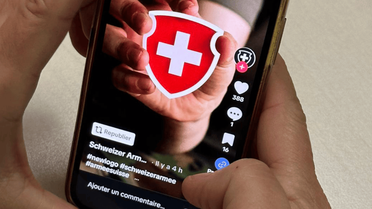 L'armée suisse se lance sur TikTok malgré les critiques