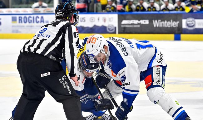 L’attaquant suédois des ZSC Lions Marcus Krüger (ici face à Ambri) est tout simplement le meilleur spécialiste des face-off en National League.
