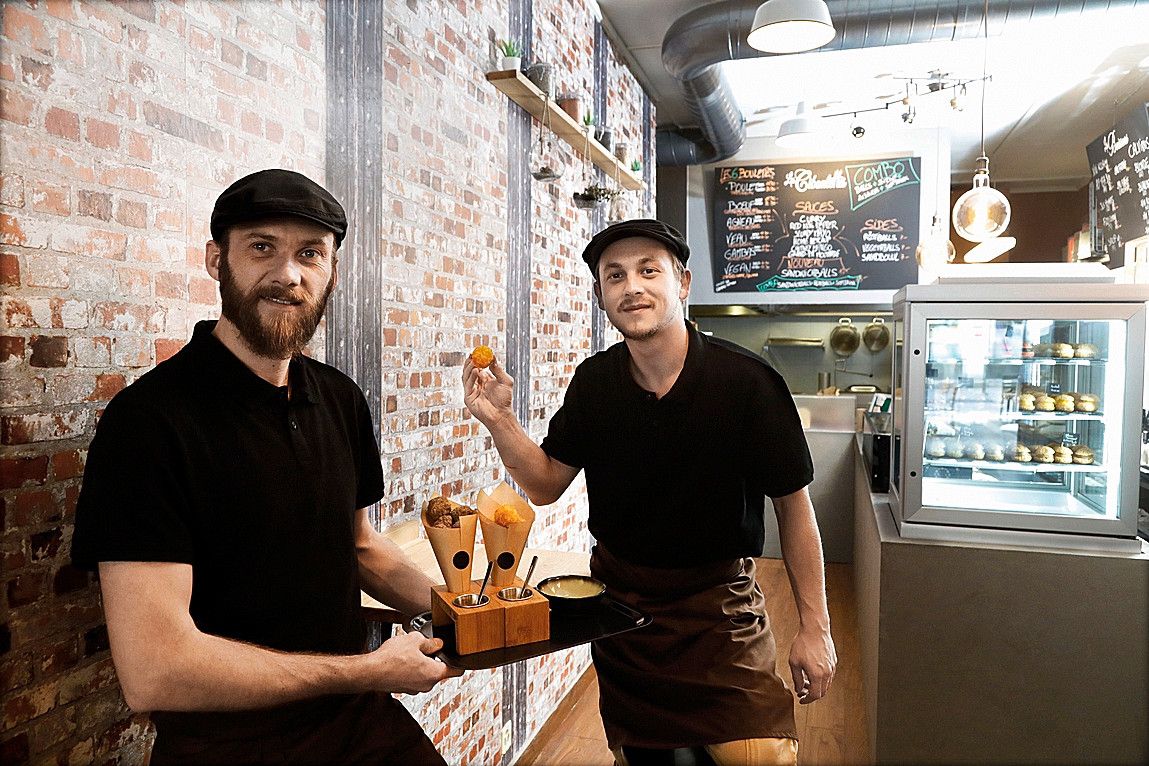 Pierre Thierry et Sylvain Léger, les rois de la boulette aux Ciboulettes.