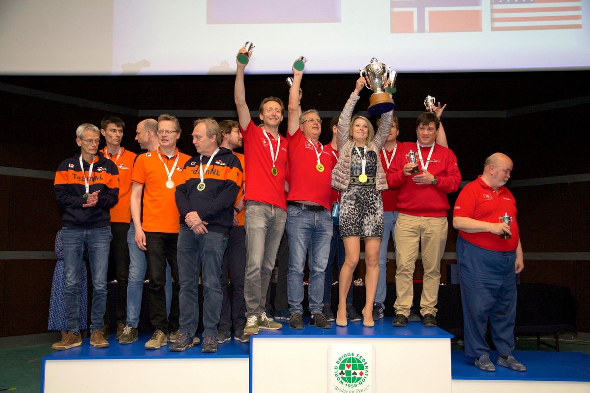 Les Suisses ont fini premiers sur le podium après avoir battu l’équipe néerlandaise en finale.