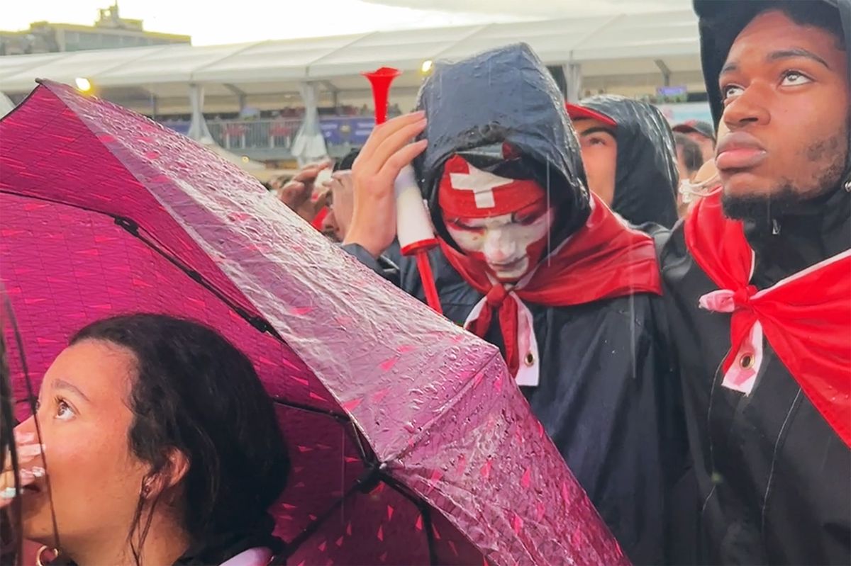 Des supporters tristes