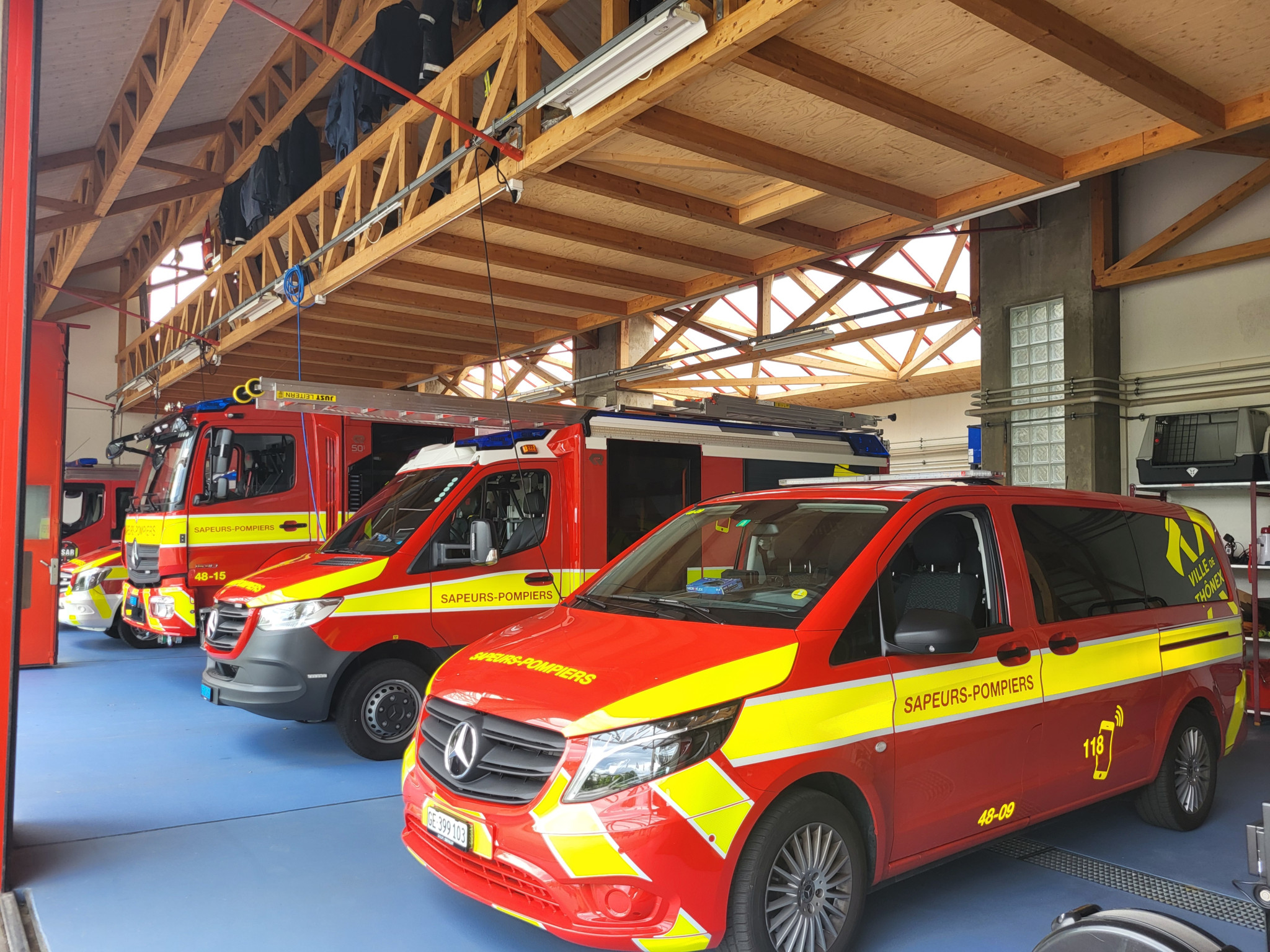 Sécurité: Les pompiers volontaires, une équipe soudée à Thônex