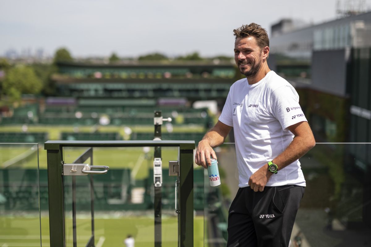 Stan Wawrinka à Wimbledon.
