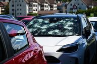 Unwetter: Auf Versicherer in der Schweiz kommen Hagelschäden in Millionenhöhe zu