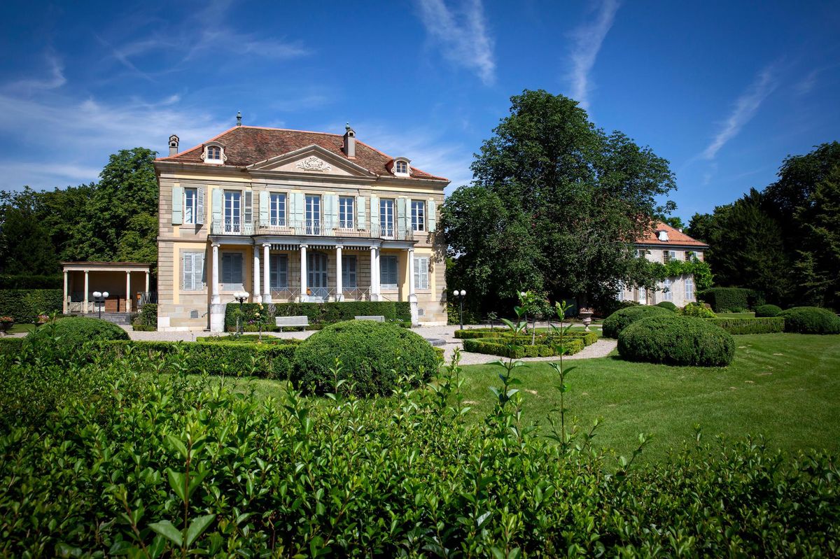 Le domaine de Saugy, à Genthod.