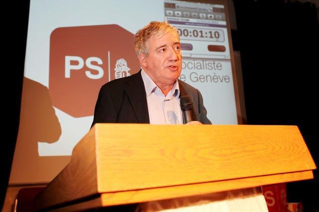 Gérard Deshusses, chef de la première phase de campagne du Parti socialiste genevois aux élections cantonales de 2013
