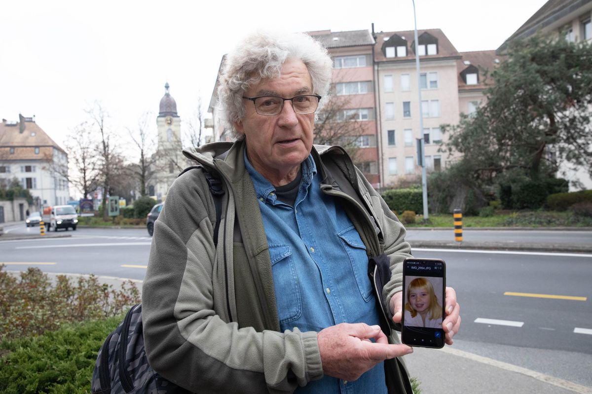 Alain Chauvet, le père de Camille enlevée par sa mère en 2011, a fait le déplacement jusqu’à Morges dans l’espoir de retrouver sa fille,