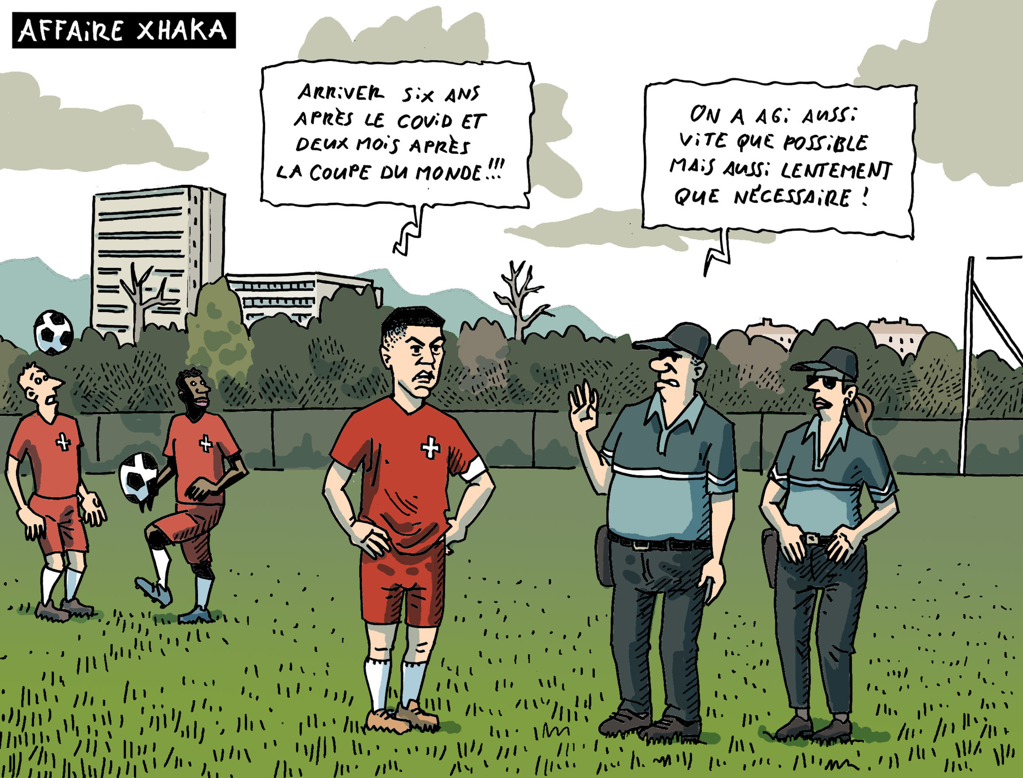 Dessin du 26 septembre: Affaire Xhaka