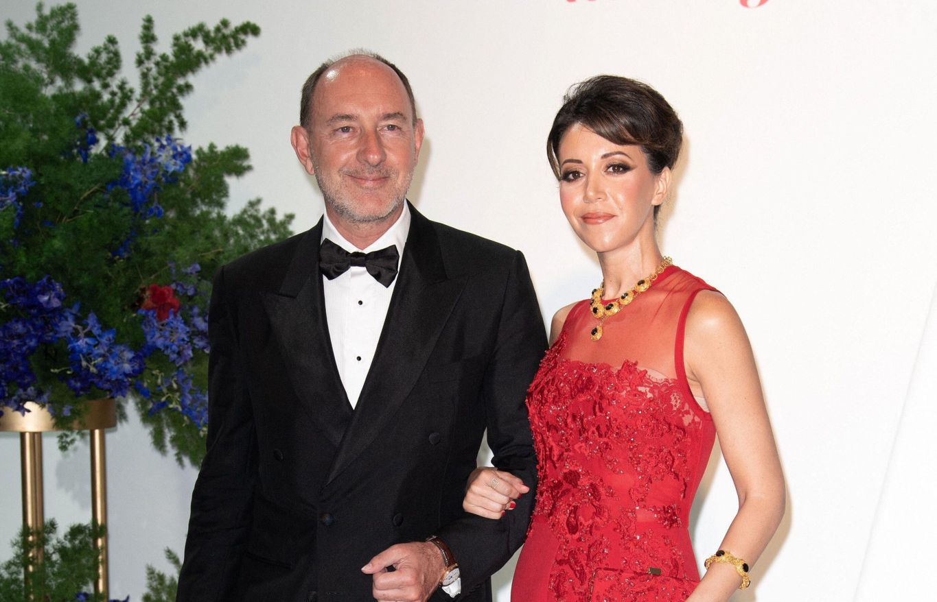 2DDKHN6 Pierre de Gaulle and his wife attend the 71th Monaco Red Cross Ball Gala on July 26, 2019 in Monte-Carlo, Monaco. Photo by David Niviere/ABACAPRESS.COM