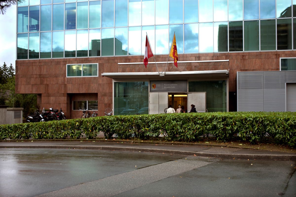 Genève le 31.08.2012, route de chancy 6, pouvoir judiciaire ministère public © Georges Cabrera