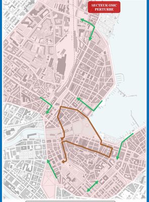 La circulation au centre-ville sera perturbée mardi