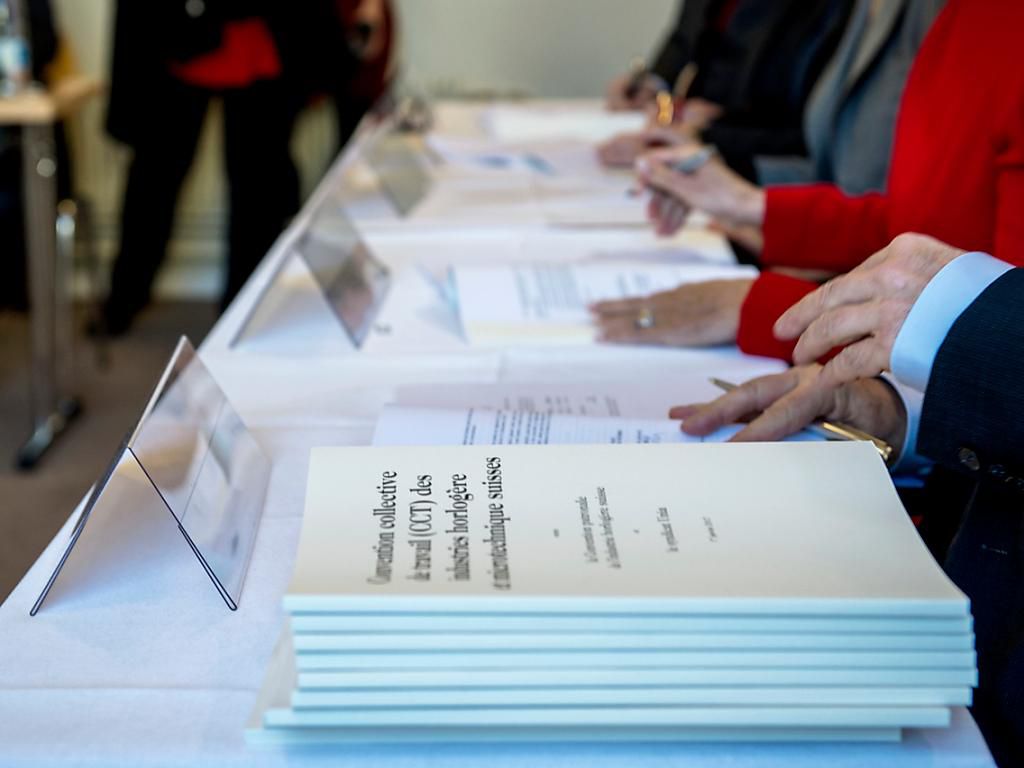 La dernière convention collective de travail (CCT) de l’horlogerie avait été signée par les partenaires sociaux en décembre 2016. (archives)