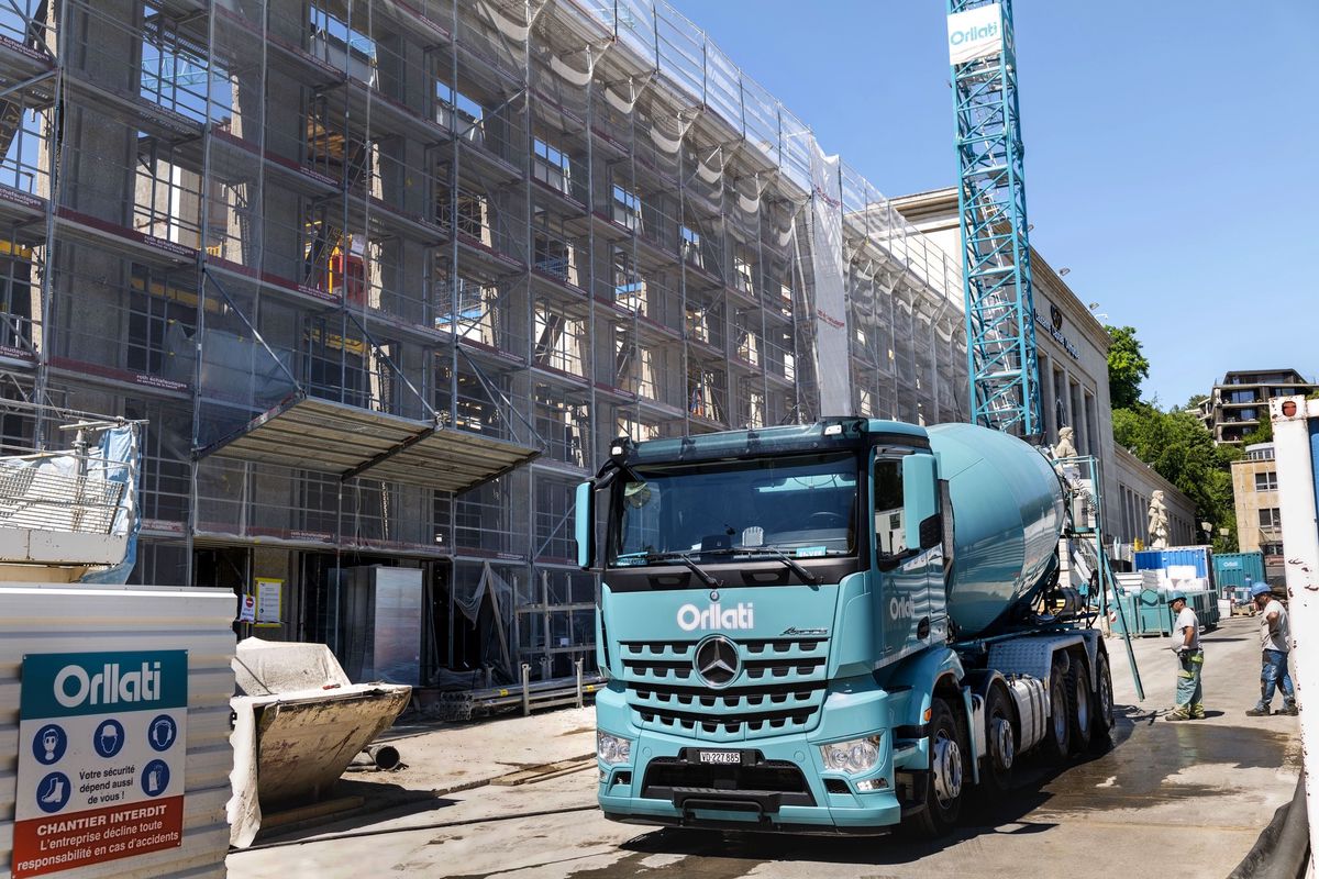 Le groupe Orllati (ici lors de travaux à Lausanne en 2020) est la cible d’activistes depuis plusieurs semaines, dans le sillage de l’ancienne ZAD du Mormont et de l’occupation d’une forêt de Vufflens.
