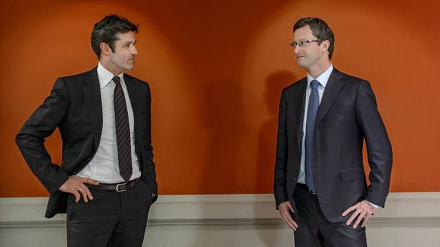 Lehrer, Journalisten, Politiker: Matthias Aebischer (links) und Peter Keller streiten über den Fremdsprachenunterricht in der obligatorischen Schule.