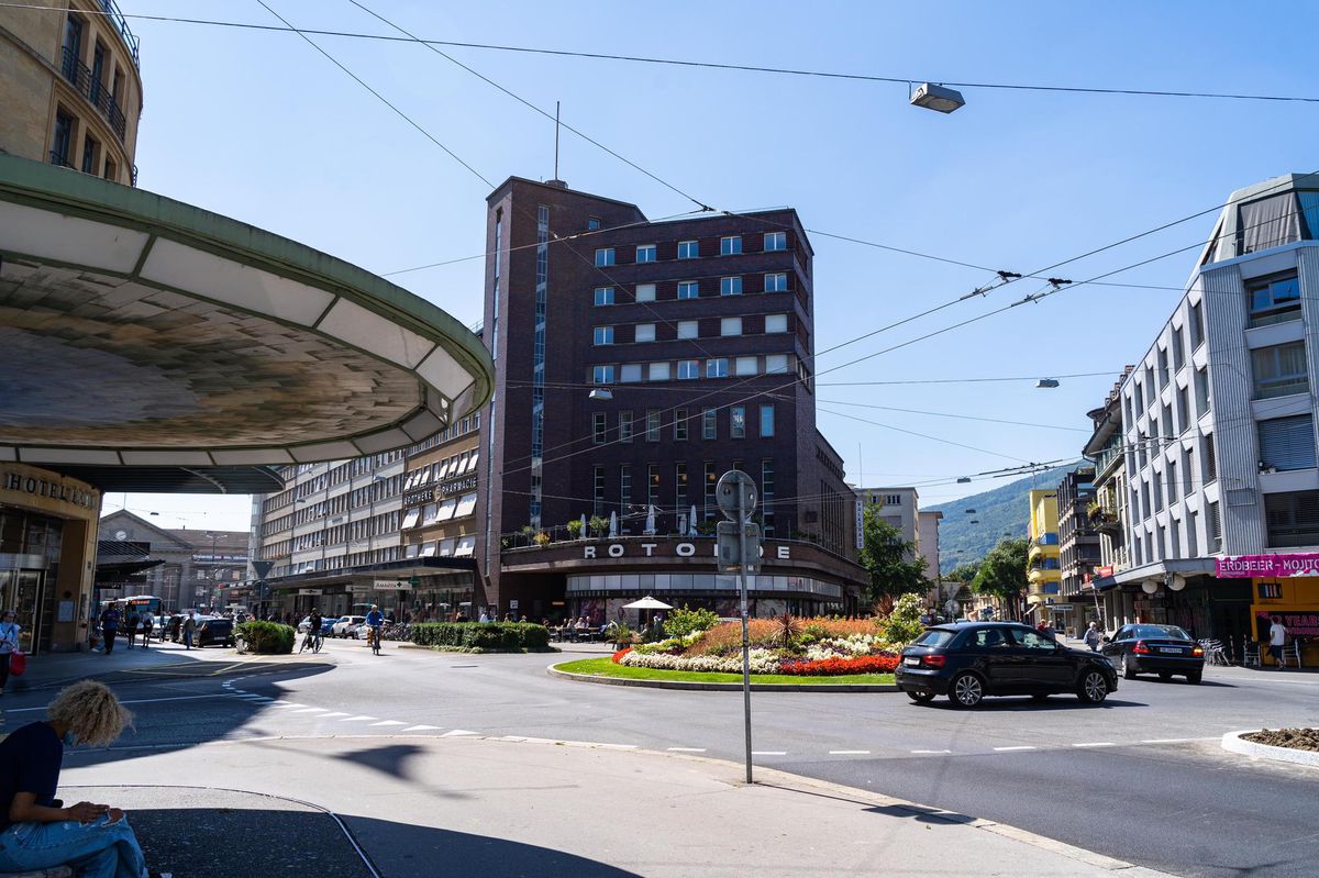 Le centre-ville de Bienne (BE)