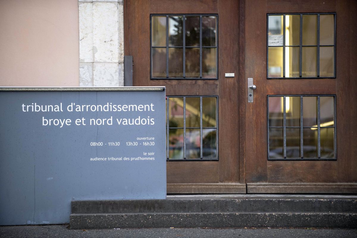 YVERDON LE 11 mars 2019.Tribunal d'arrondissement broye et nord Vaudois. © Jean-Paul Guinnard/24heures