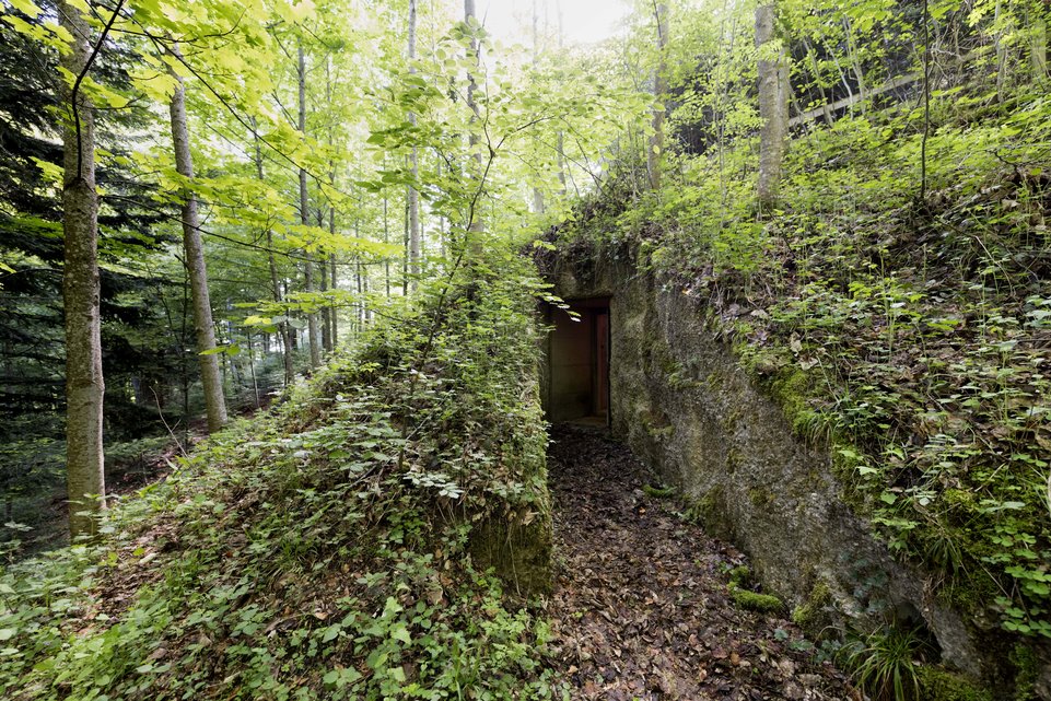 Depuis 1995, un rare fortin sommeillait dans la forêt entre Bretonnières et Premier. Inconnu même des locaux, il était invisible, à quelques enjambées d'une route de forêt. C'est un des rares exemplaires des «Centi bunker», l'ultime génération de bunker suisses prévue à la fin de la guerre froide et seulement en partie construite.