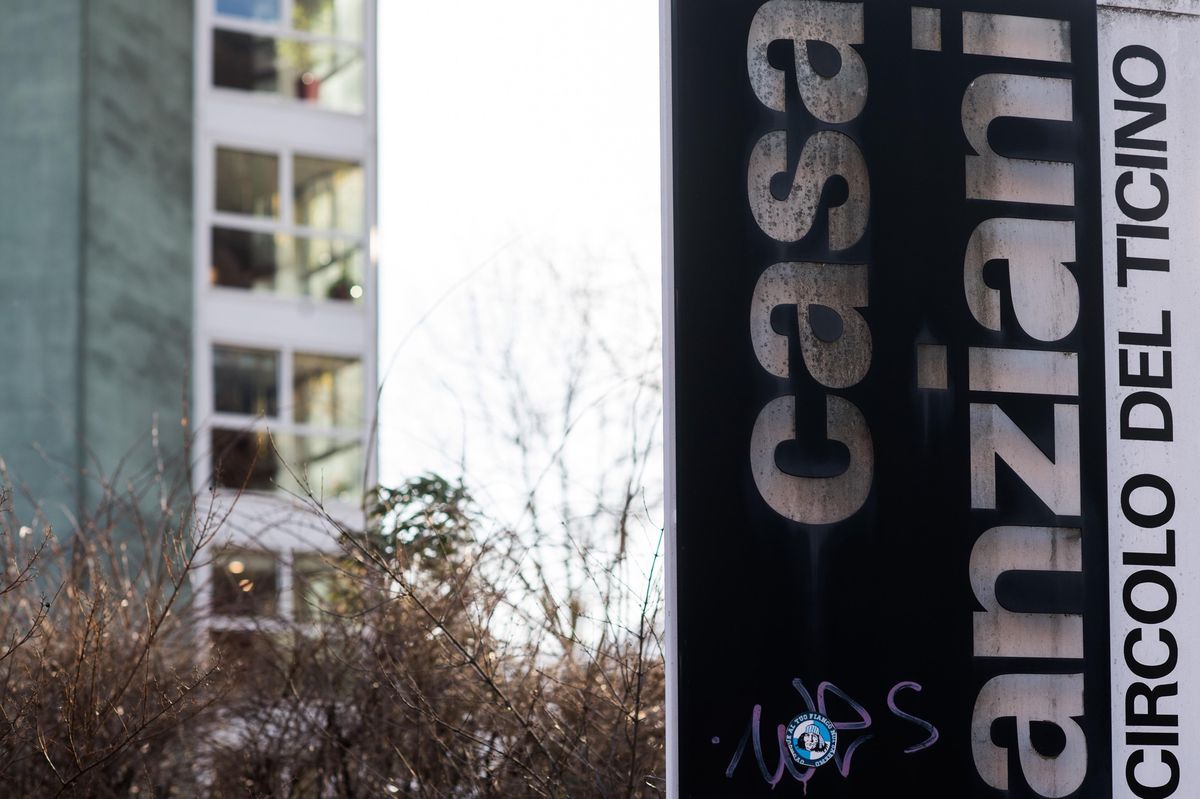 La maison de retraite Il Circolo del Ticino dans le quartier de Sementina à Bellinzone (TI).