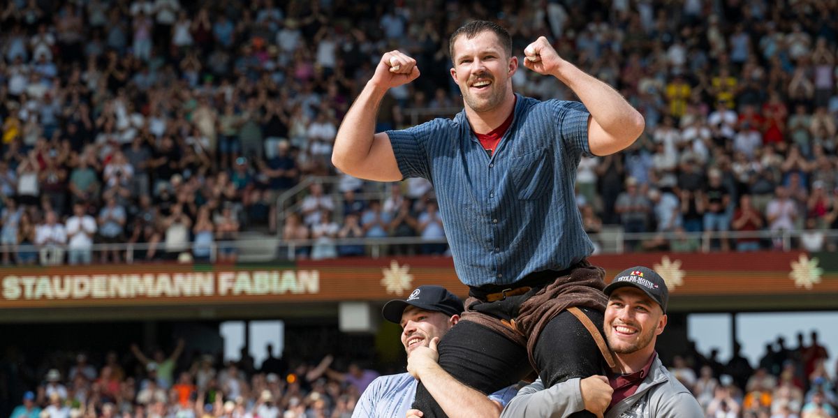 Bern: Fabian Staudenmann wins the Cantonal Wrestling Festival