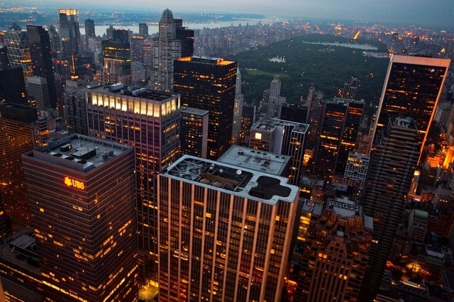 Keine guten Nachrichten aus den USA: Das New Yorker Bankenviertel. (Archivbild)