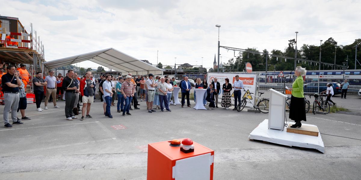 Bülach station: Night work brings noise