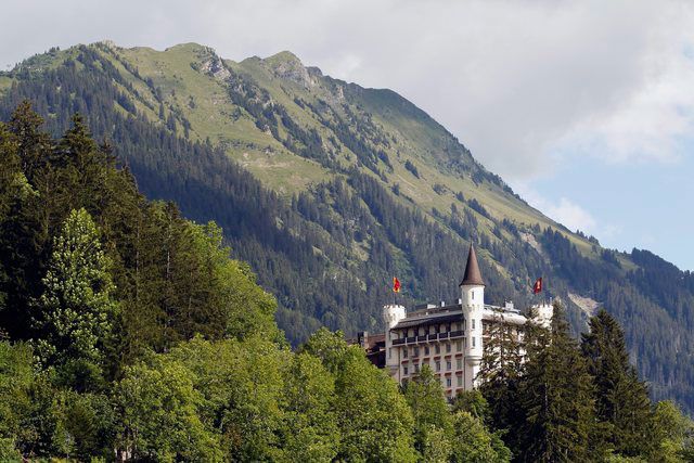 Le Palace de Gstaad.