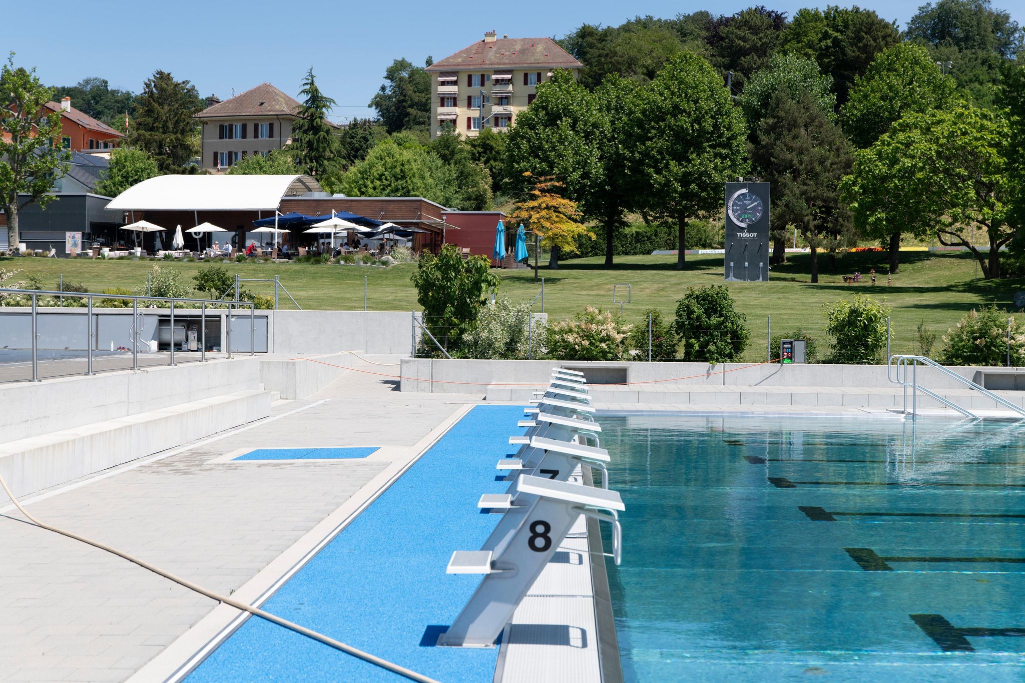 Les  bassins de la piscine rouvriront le 20 juin, tandis que le restaurant L’Almara a déjà repris du service. 
