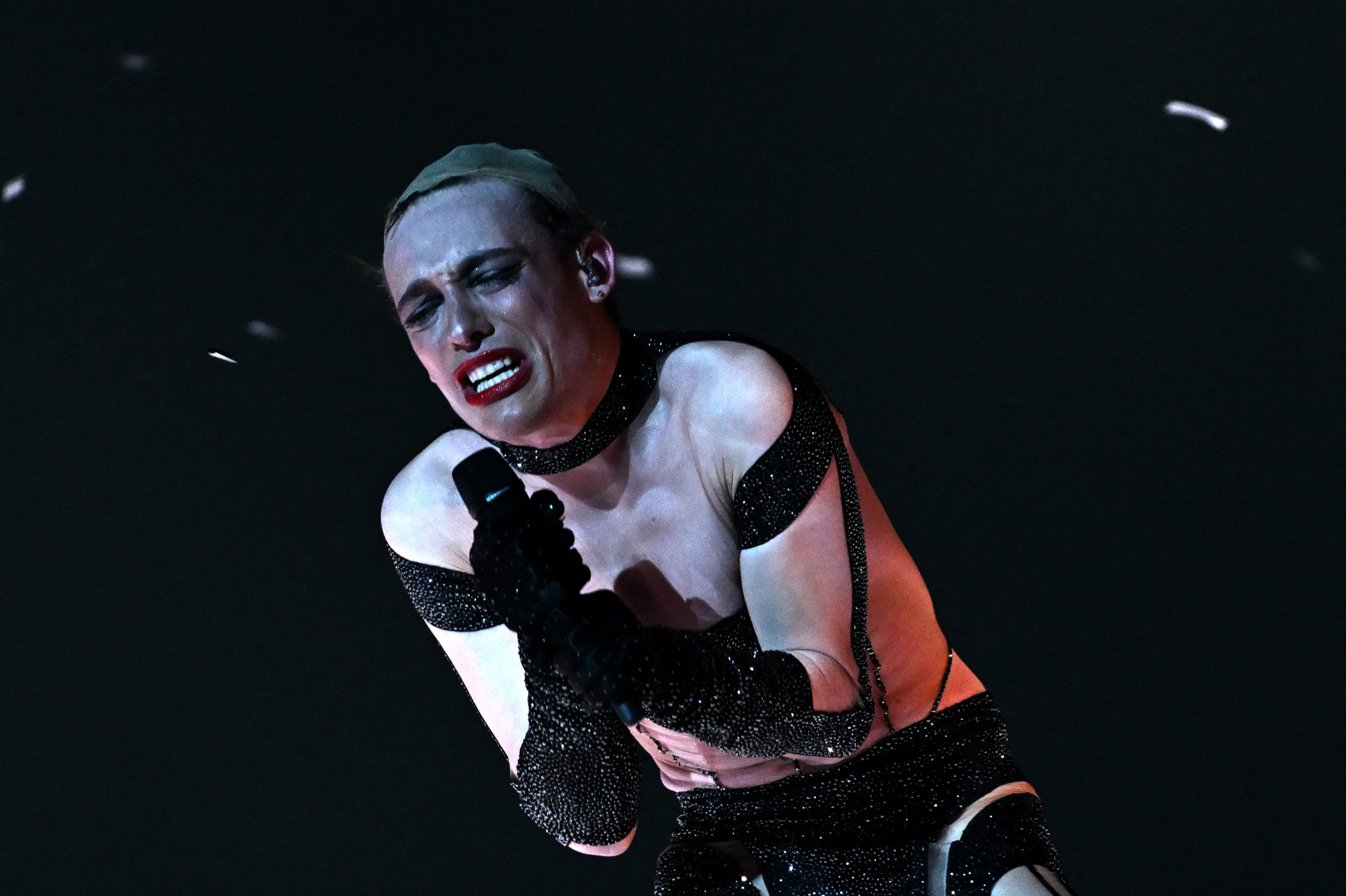 Swiss singer Nemo performs at Eurovision