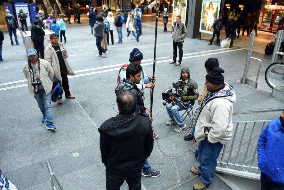 Kurze Verschnaufpause für die Crew. 