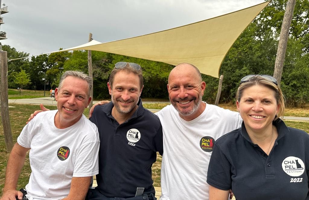 Le comité du Chapel Festival.