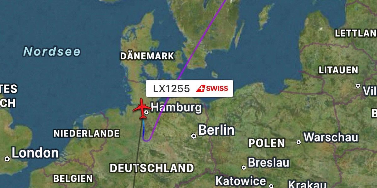 Swiss Flight to Zurich Diverts to Hamburg Due to Medical Emergency