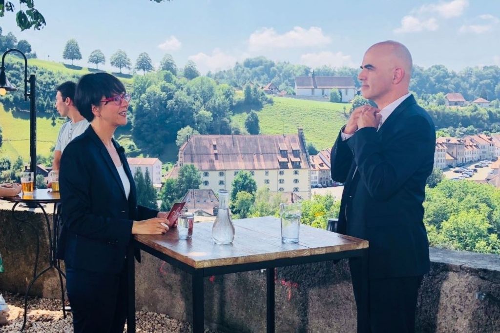 Alain Berset fait l'éloge de la Constitution suisse