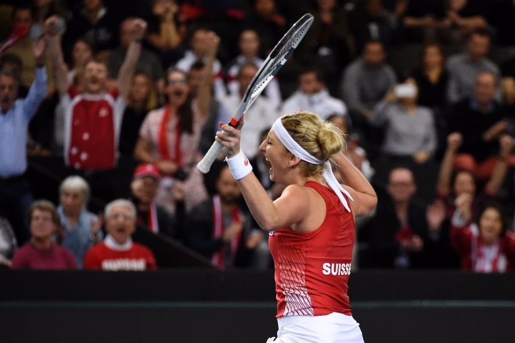 Timea Bacsinszky apporte le premier point à la Suisse