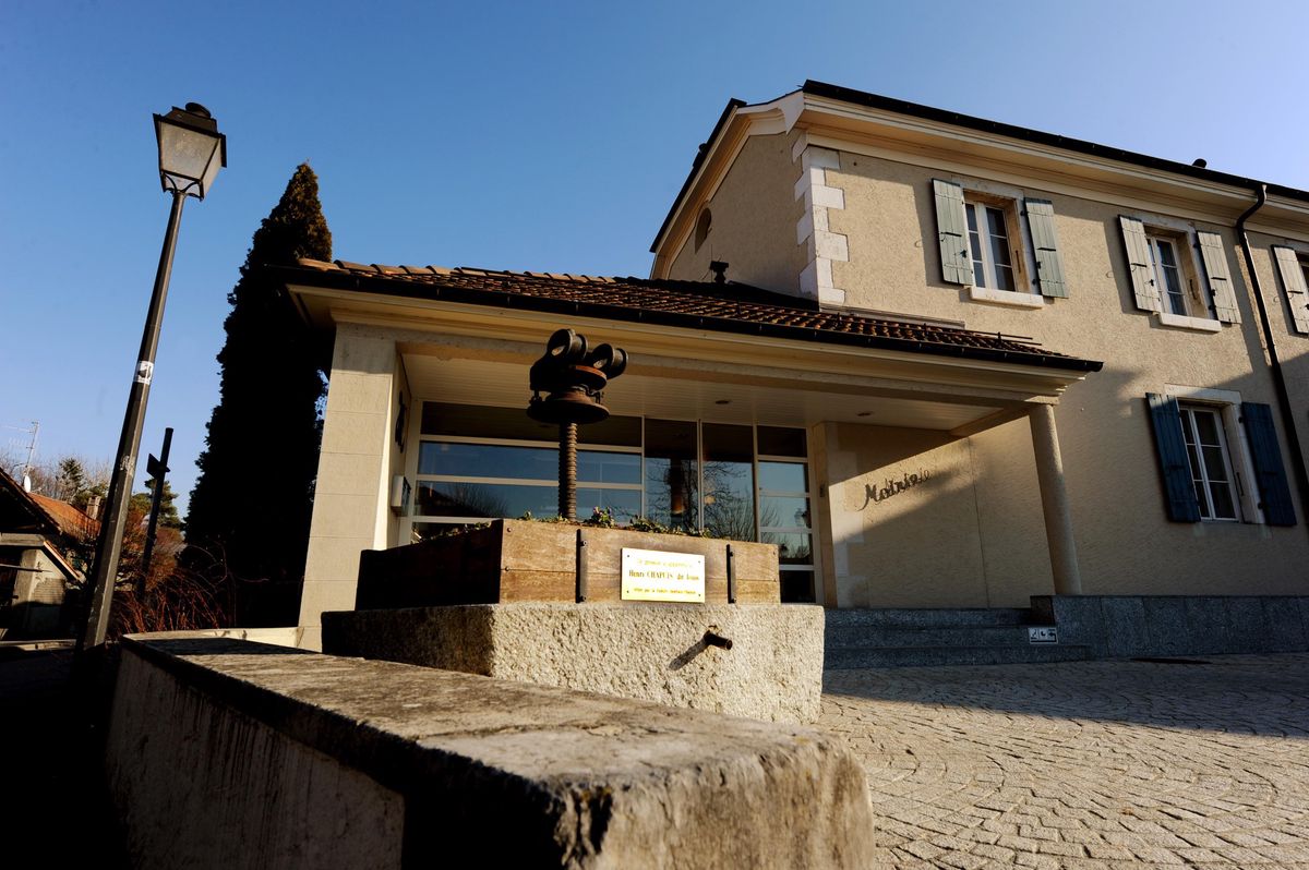 genèse, le 11 février 2011. Puplinge. Mairie de Puplinge. PHOTO: Laurent Guiraud.