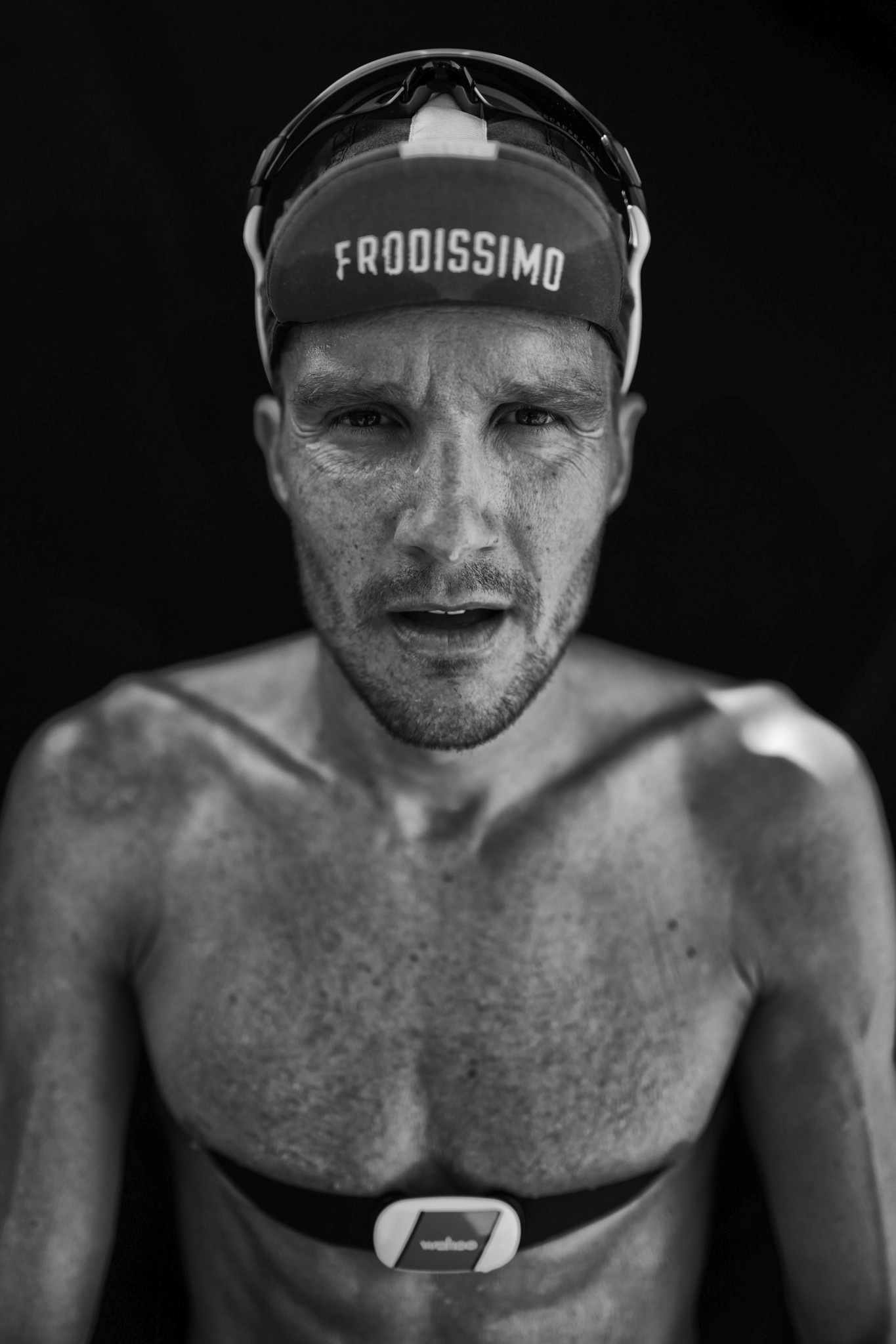 FRANKFURT AM MAIN, GERMANY - JUNE 28: (EDITORS NOTE: This image has been processed using a digital filter.) Jan Frodeno is pictured during a training session before Mainova IRONMAN European Championship on June 28, 2019 in Frankfurt am Main, Germany. (Photo by Joern Pollex/Getty Images for IRONMAN)