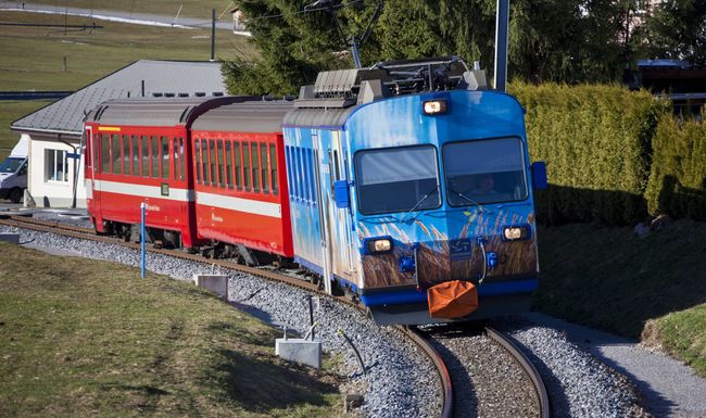 Die starken Winde haben auf der Zugstrecke Wasserauen-Weissbad zu einem vorläufigen Betriebsstopp geführt. (Symbolbild)