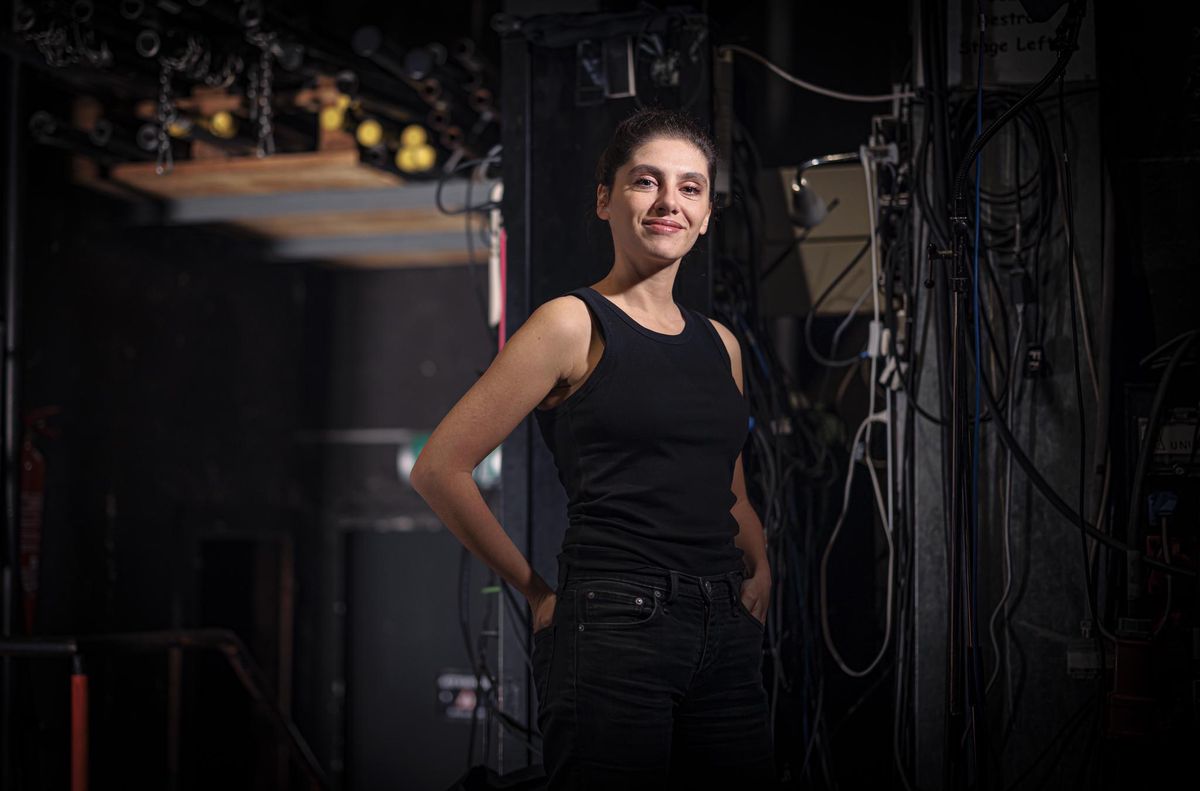 L'humoriste et chroniqueuse Marina Rollman juste avant son stand-up, «Un spectacle drole»,en novembre dernier à la salle Métropole de Lausanne.