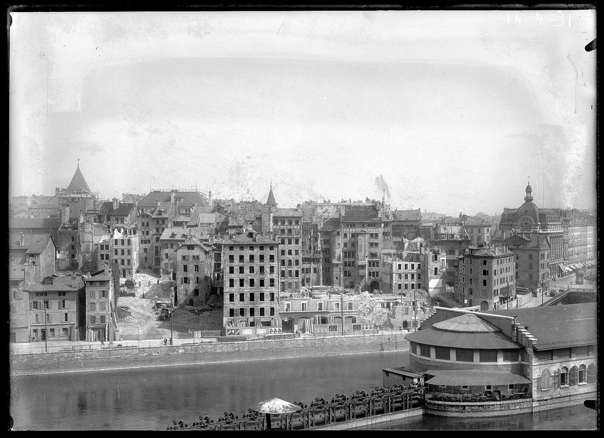 En 1931, Genève se débarrasse de tout un quartier: le Seujet