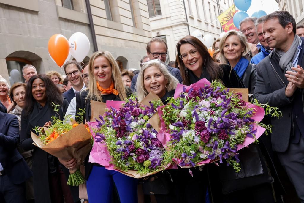 Second tour de l'élection au Conseil d'Etat genevois: trois femmes de l'Alliance de droite sont élues