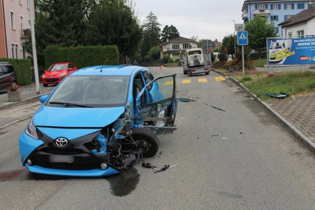 Deux blessées dans un accident à Porrentruy